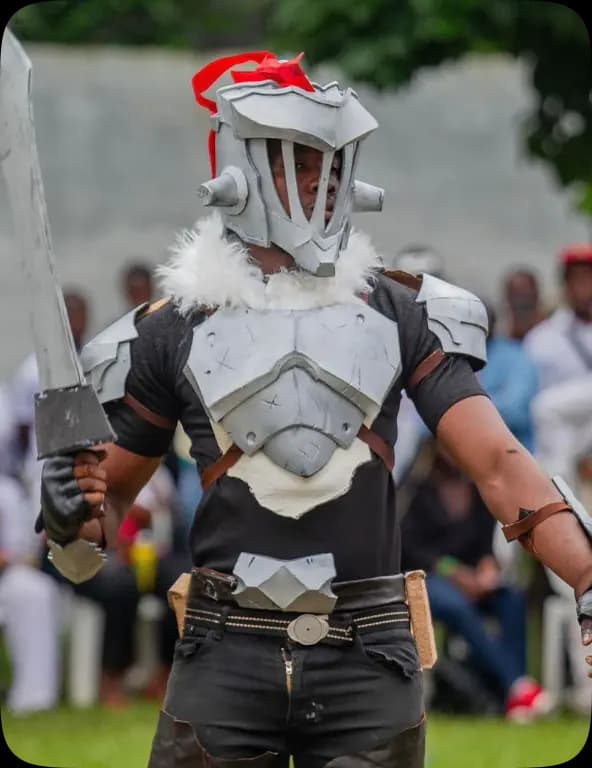 Cosplay portrait, style anime